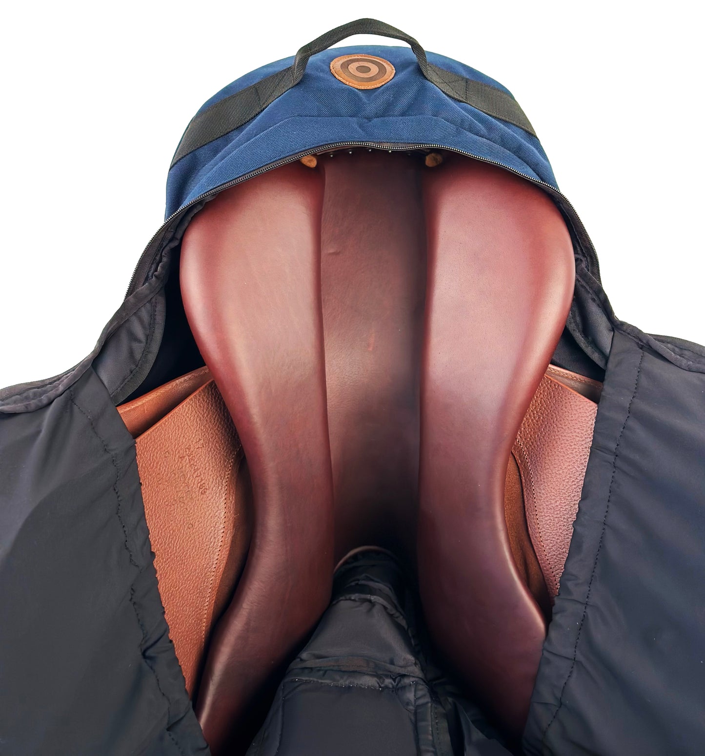 Le Galop Saddle Backpack- Blue