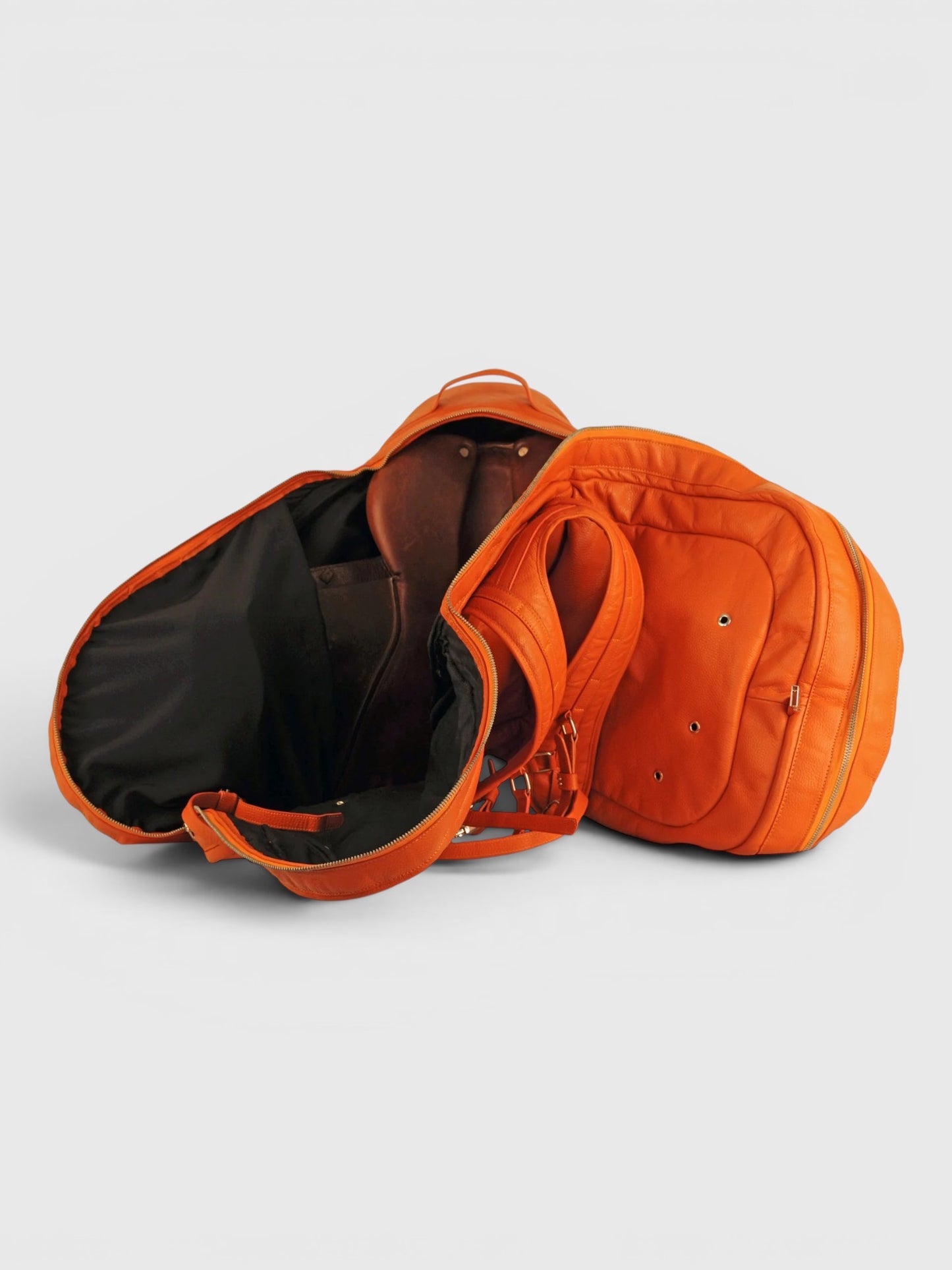 L'étalon Saddle Backpack- Orange
